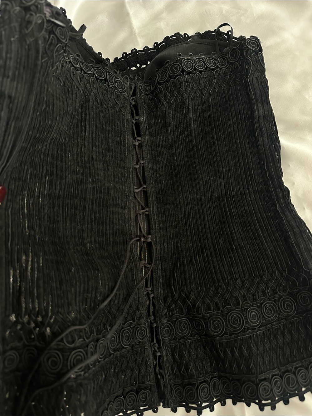 NWOT La Perla DEADSTOCK iconic vintage  Y2K La Perla black  corset - Picture 7 of 16